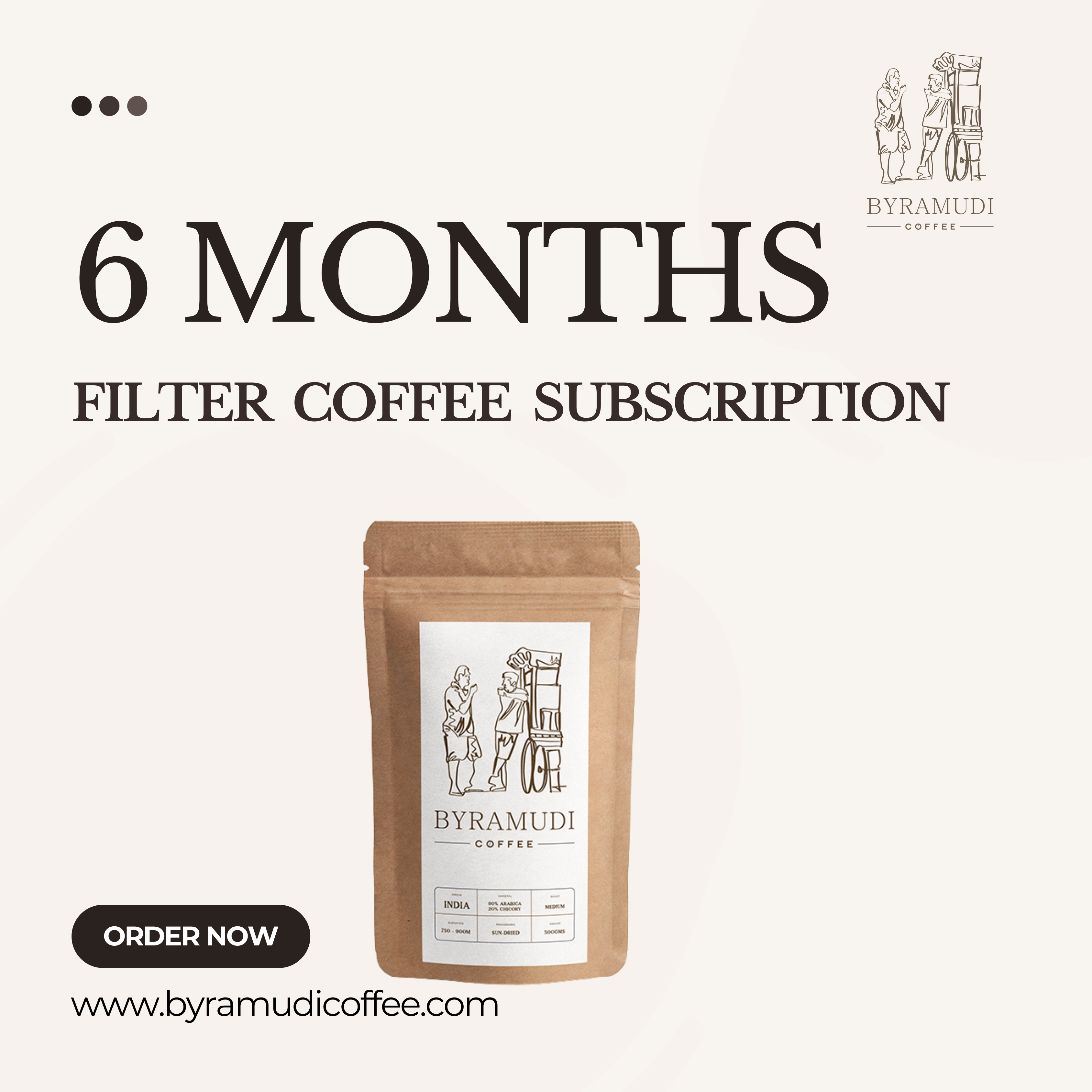 Coffee Reserve – 6 Months of Filter Coffee Blend