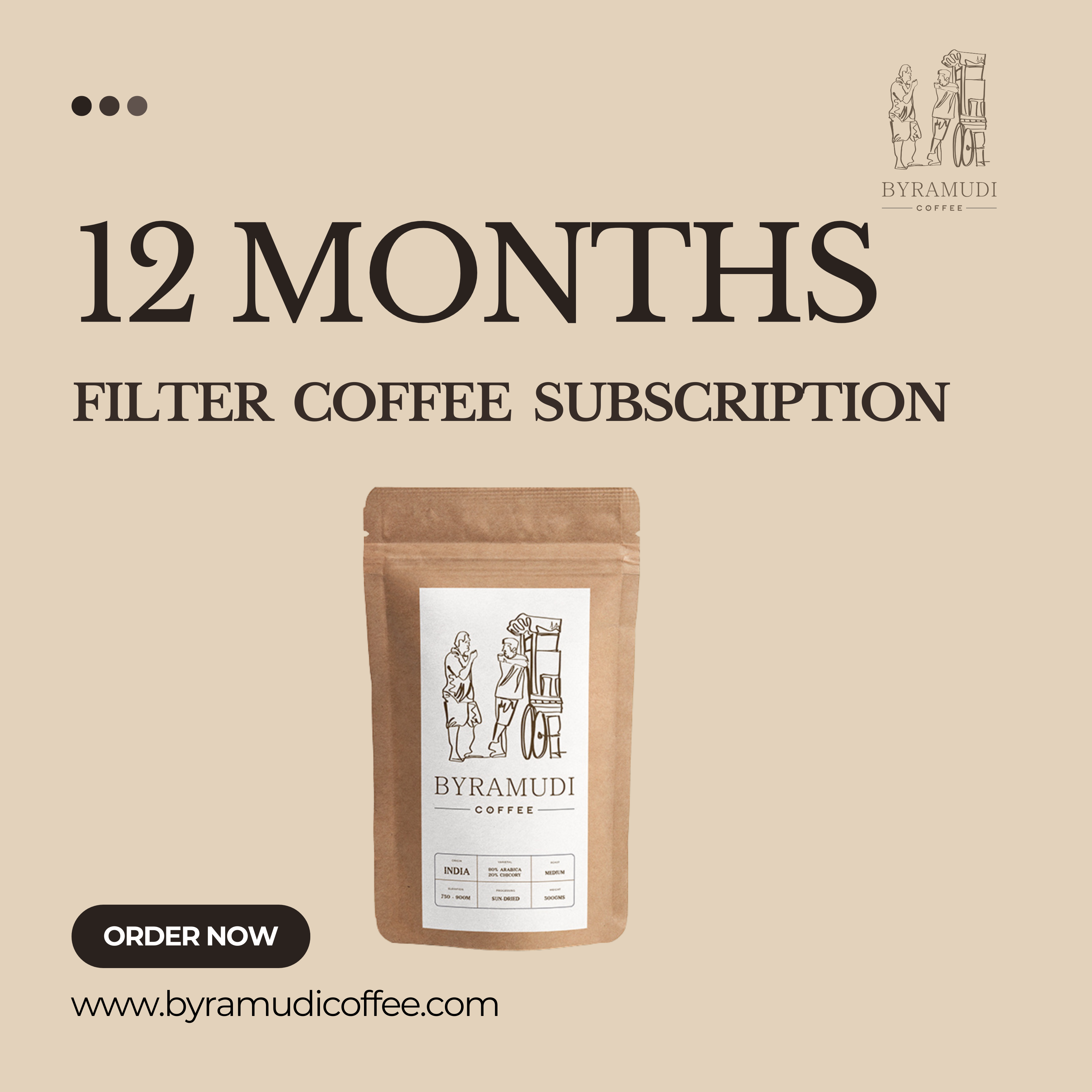 Coffee Reserve – 12 Months of Filter Coffee Blend