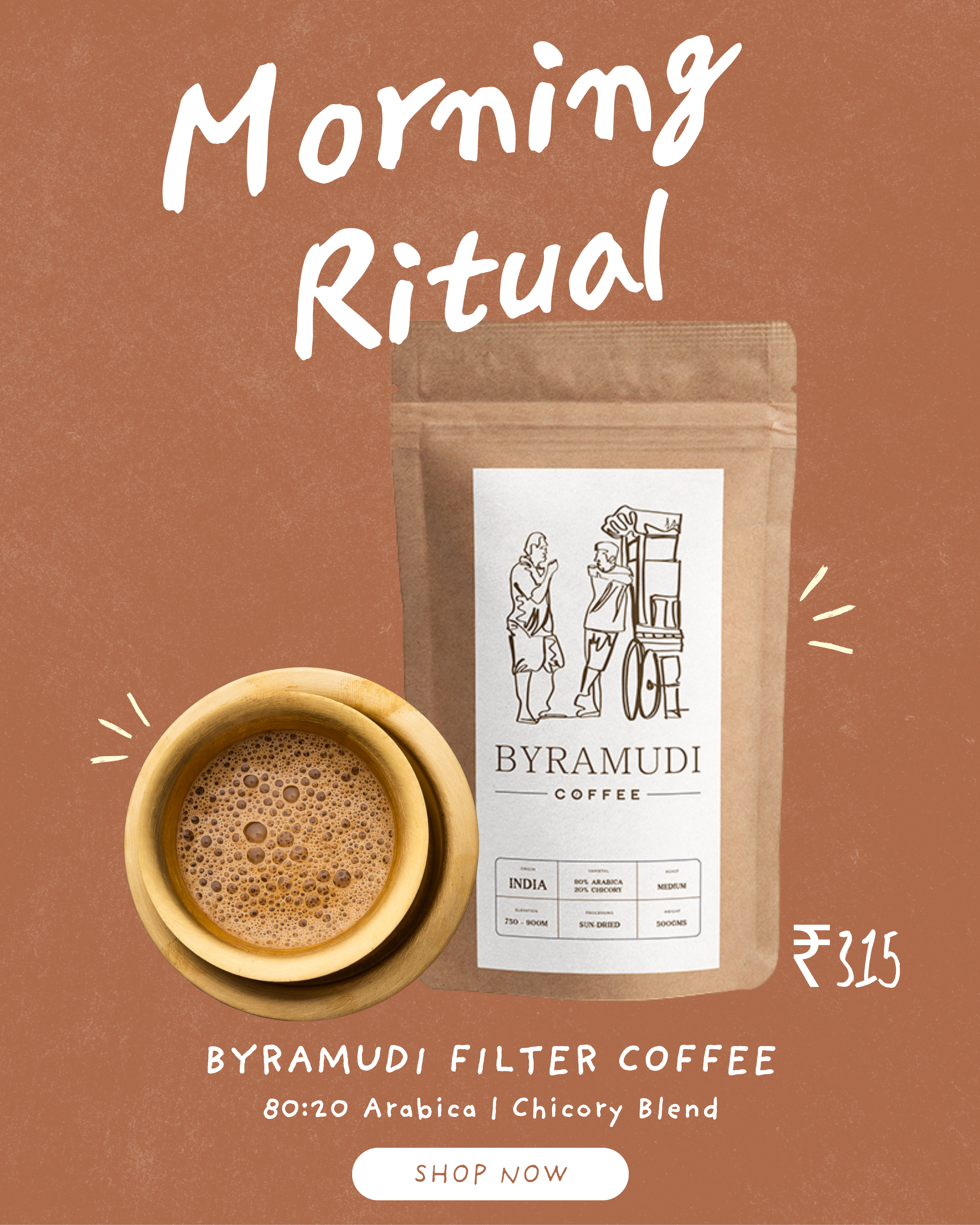Estate Blend | Coffee & Chicory Filter Coffee